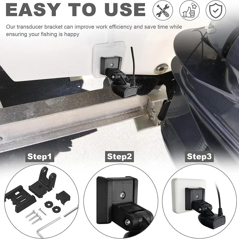 Fits Humminbird 740093-1 Transducer Mount MHX XNT Hdwe 7400931 Transom Mounting image 2