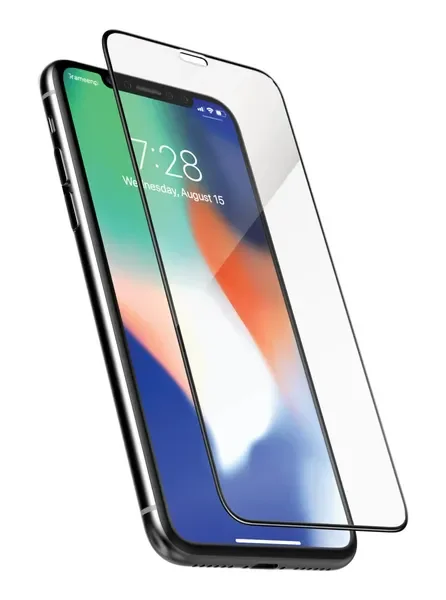 Full Coverage Tempered Glass Screen Protector for iPhone Xs Max with 9H Hardness Edge-to-Edge Design Ultra Clear Transparency An