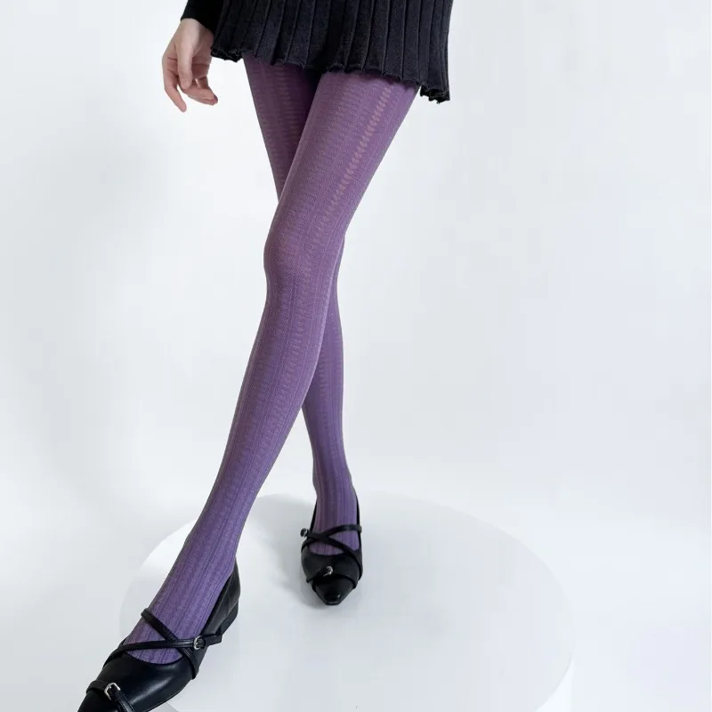 Talenza vrouwen Kousen Sexy Slanke Panty Lente Herfst Winter Leggings Nieuwe Effen Kleur Retro Super Stretch Panty Kousen