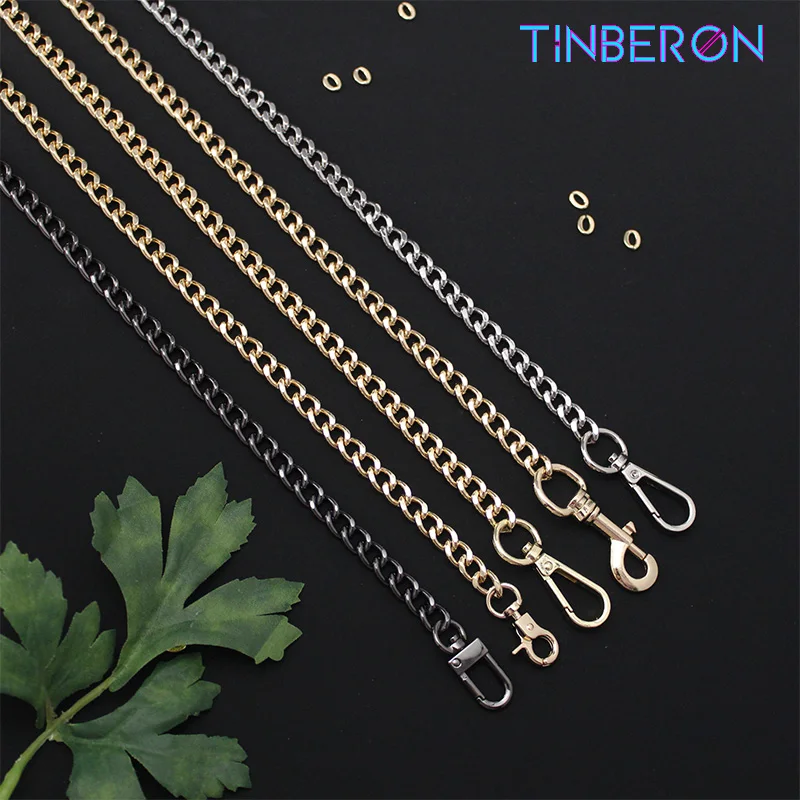 

TINBERON Handbag Metal Purse Chain Bag Strap Shoulder Bag Chain Strap DIY Extension Chains Replacement Bag Strap Bag Accessories