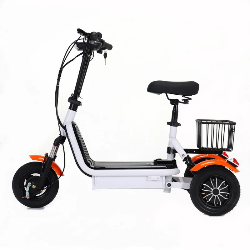 

Высококачественный 10-дюймовый 350-ваттный 48-вольтовый электрический трехколесный скутер для взрослых