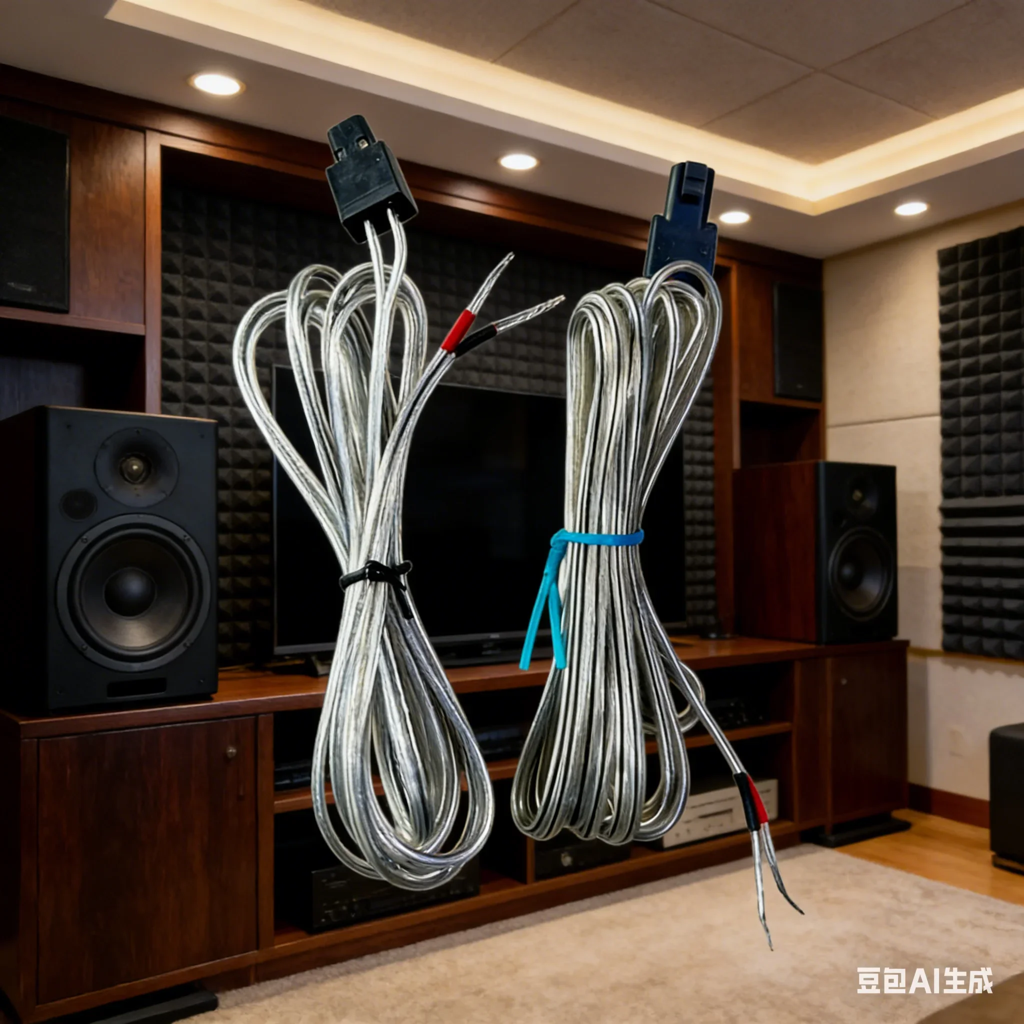 Adaptador de cabo de alto-falante para amplificadores Sony BDV-E490, 3/10 metros, para Blu-ray, Home Theater, fio de alto-falante, acessórios de cabo de áudio