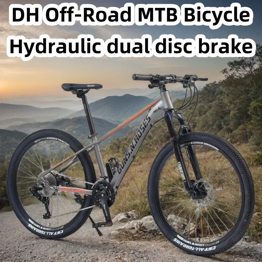 27.5/29 inch Mountain bike Aluminum alloy frame off-road MTB aldult Bicycle Double disc brake 24/27/30 speed Shock absorption