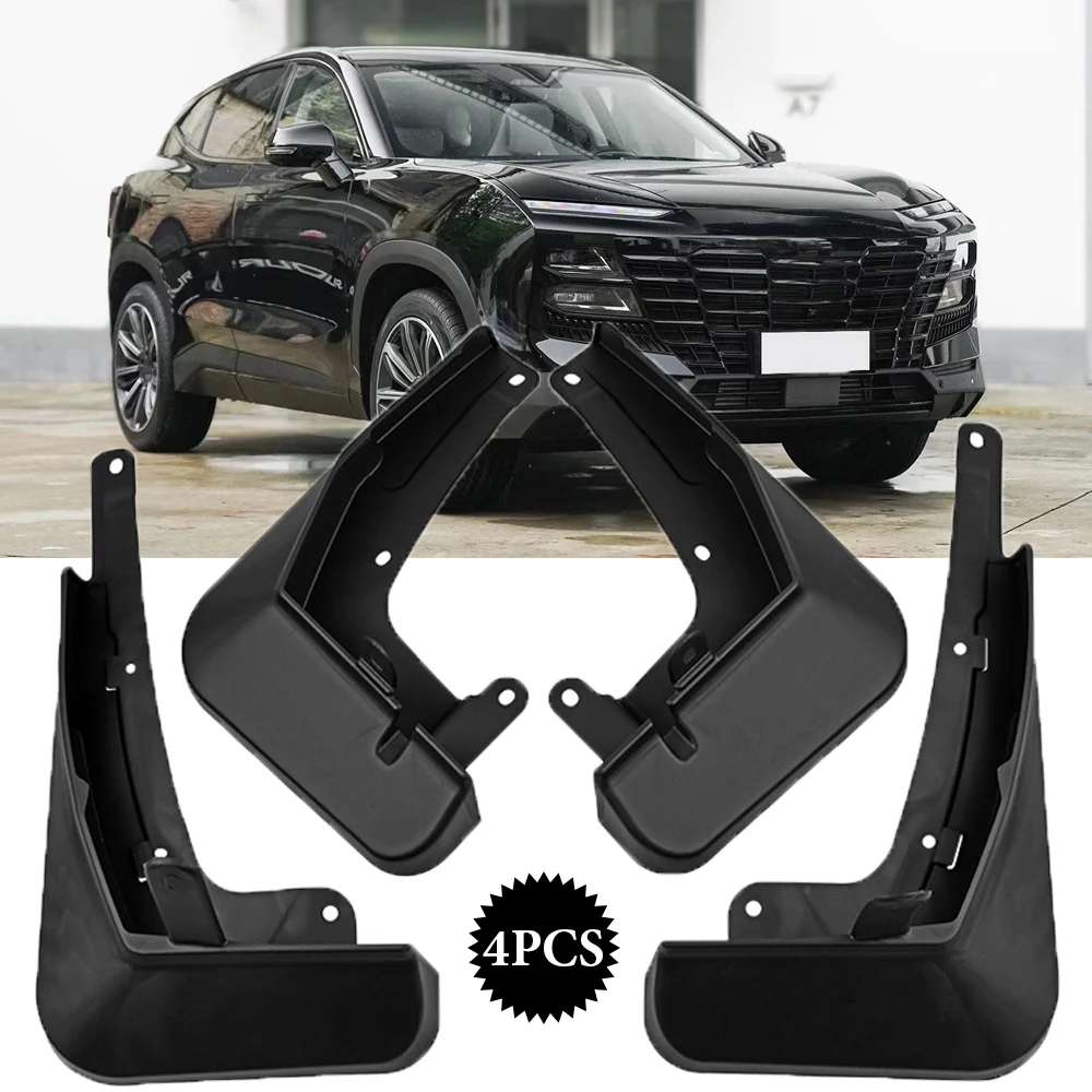 

High quality For JETOUR X1 2022 2023 Mudguards Fender Mudflaps Car Accessories Mud Flap Guards Splash Mudguard 4PCS