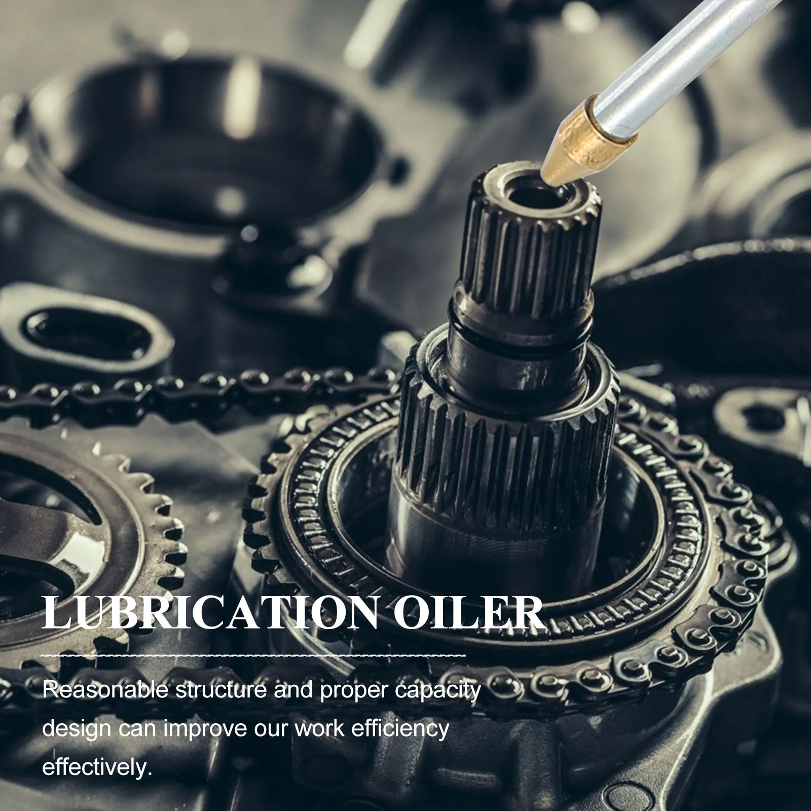 

400Ml Oil Refiller Iron High Pressure Long Nozzle Lubrication Oiler For Car Auto Extended Filler Pump Repair Tool