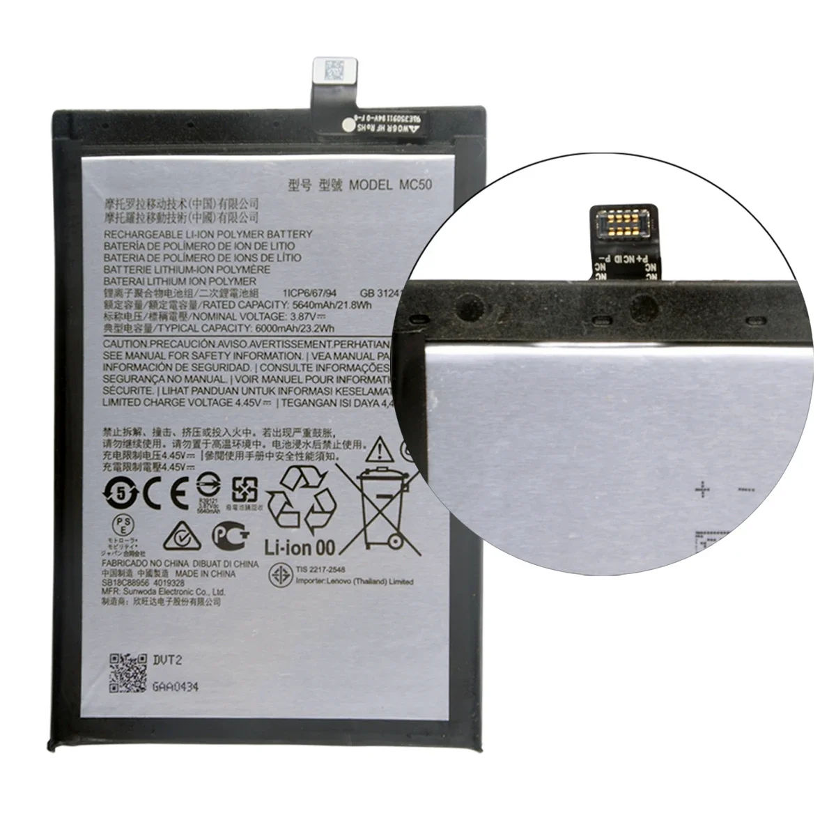 100% Original  MC50 6000mAh Battery For Motorola G9 Power XT2091-4 Phone Batteries+Tools