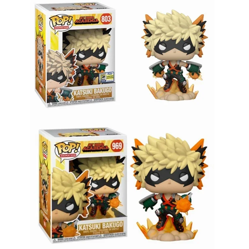 Newest Arrival FUNKO POP My Hero Academia Character #803 Katsuki Bakugo #969 Vinyl Action Figure Dolls Toys for Kid