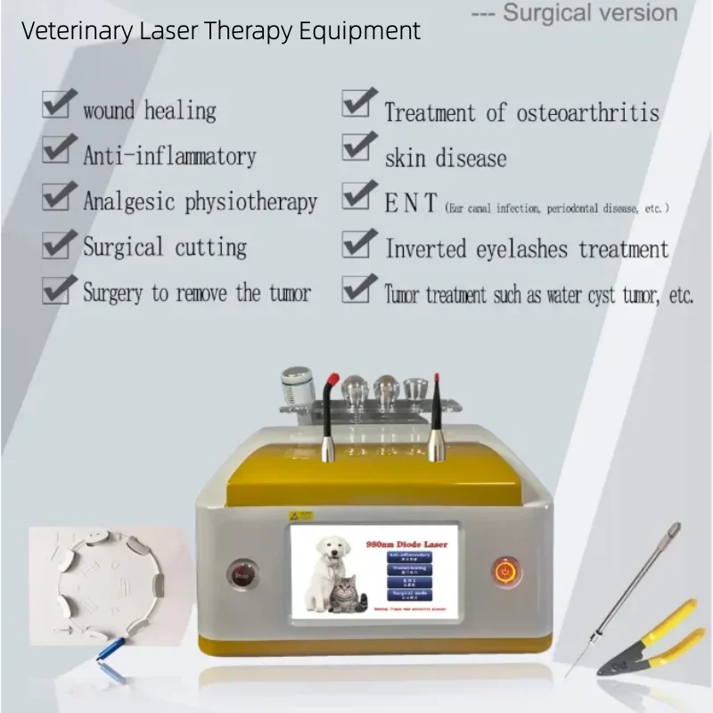 

Veterinary B Healing Laser Veterinary Equipment Used for Treating Arthritis in Pet Dogs and Horses 980nm Therapy Equipment