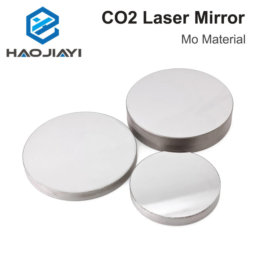 HAOJIAYI 1Pcs 3Pcs CO2 Laser Mo Mirror Diameter 15 19.05 20 25 30 38.1mm Thickness 3mm for CO2 Laser Engraving Cutting Machine