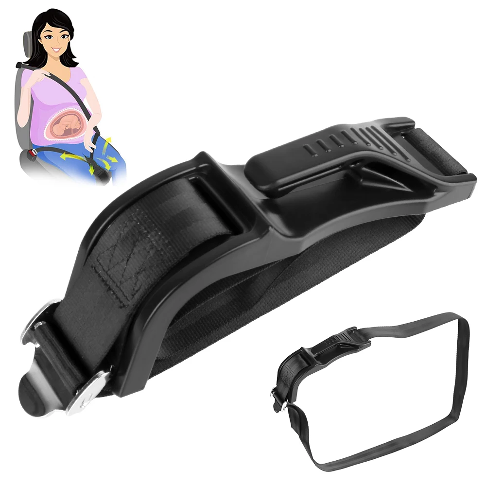 Cinto de segurança universal para segurança de carro, mulher grávida, cinto de segurança para maternidade, ajustador de protetor de barriga