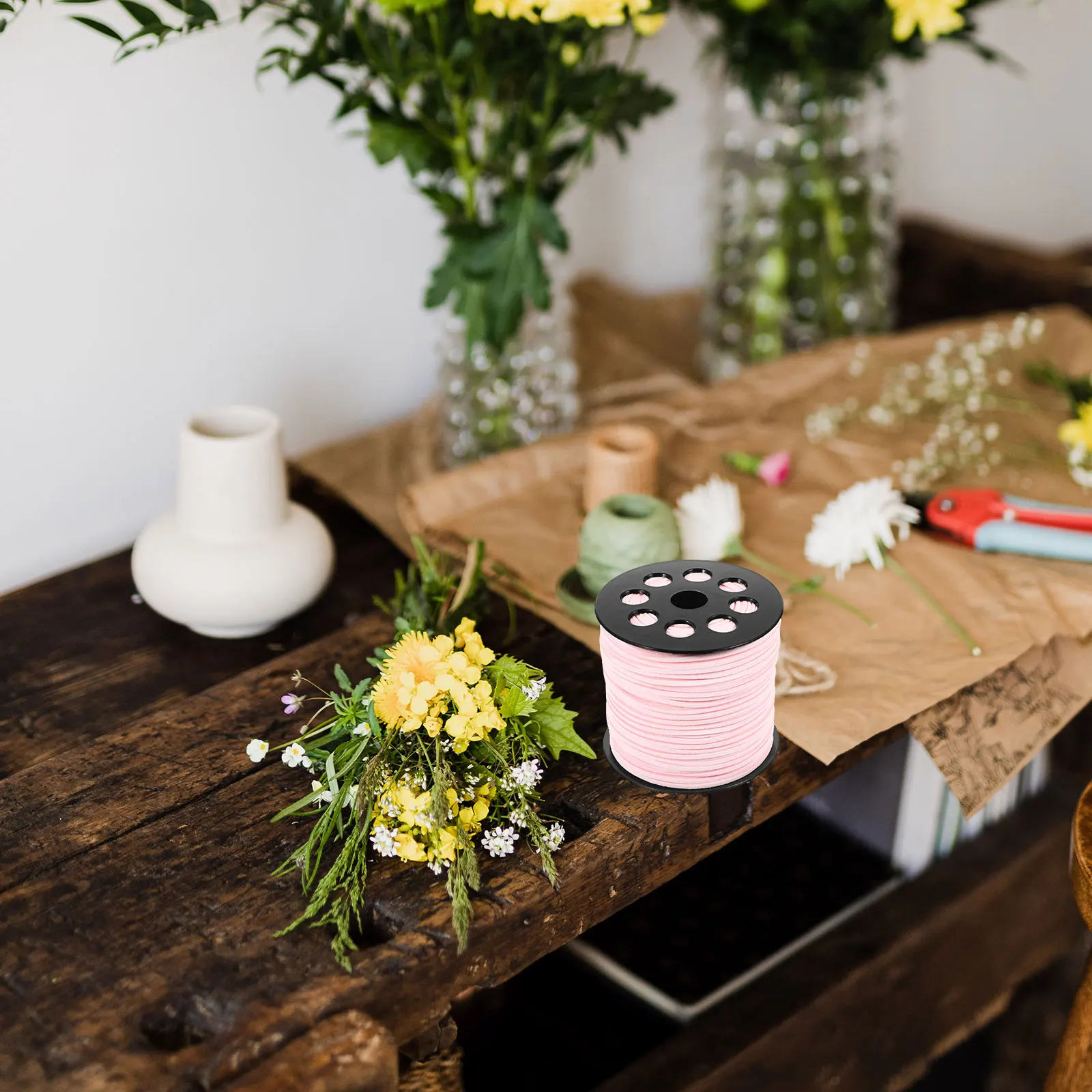 

1 рулон плетеной веревки, декоративный шнур для DIY, подарочная упаковка, декор для вечеринки, поставка букета, ювелирные изделия, подарочная веревка, плетеный шнур