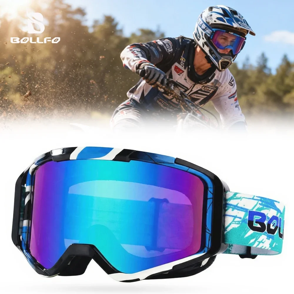 

Очки MX для взрослых с толстой пеной, двойной системой защиты от запотевания, защитой от УФ-излучения UV400, совместимые с шлемами, широкая оправа, для мотокросса, эндуро и гонок на внедорожных мотоциклах.