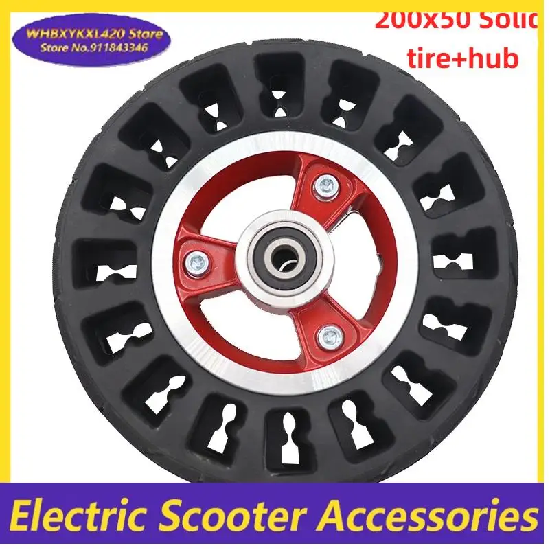 

200x50 Electric Scooter Tyre Wheel Hub 8" Scooter Tyre Aluminium Alloy Wheels sold Tire