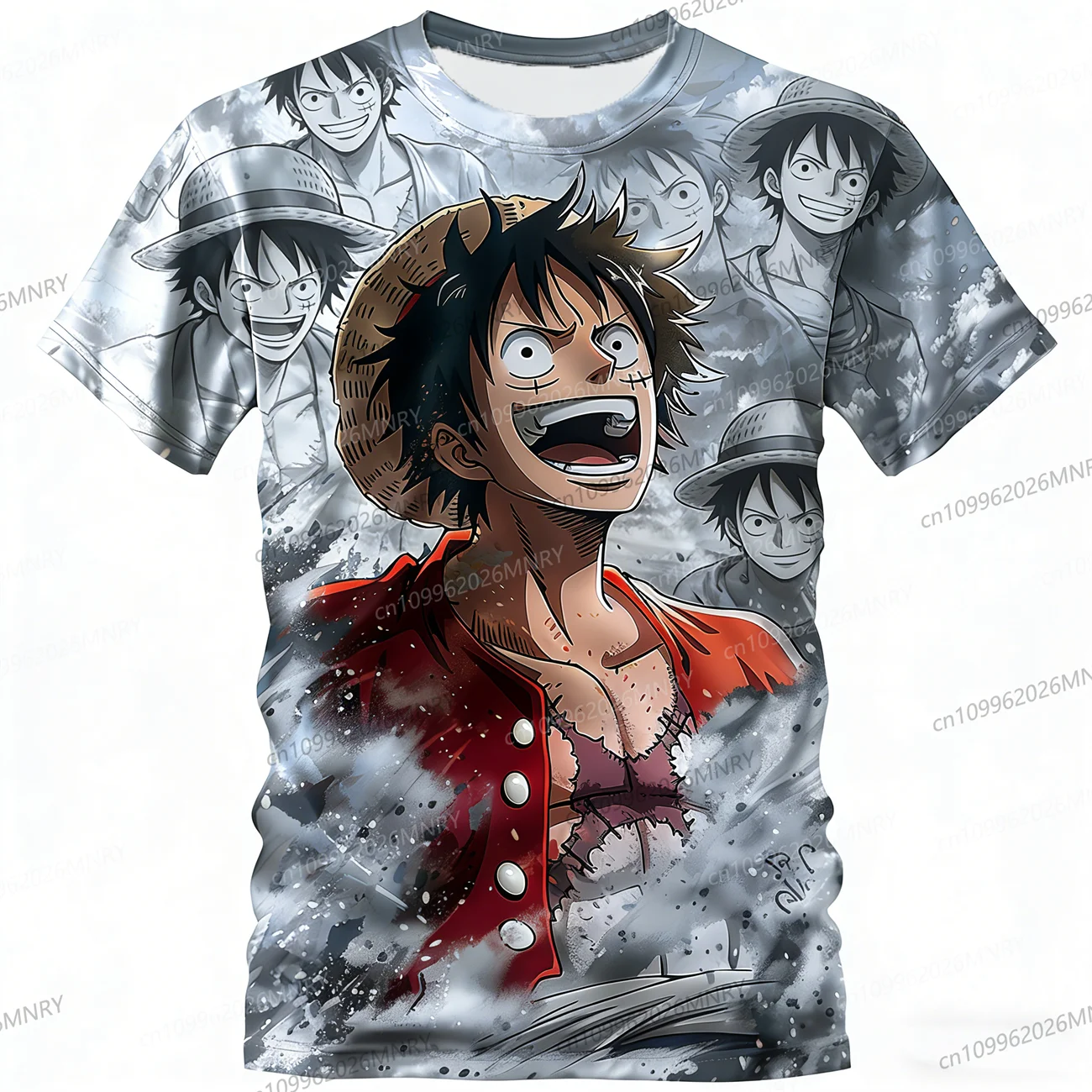 

3d Printed Japan One Piece T-Shirt Children's clothing Popular Anime Harajuku Men t-shirt Cosplay Luffy Shirt tops for woman