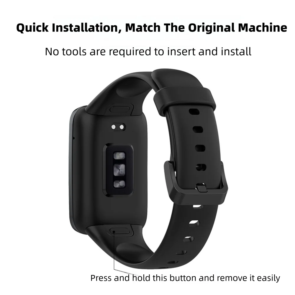 نفس حزام ساعة Tpu على الموقع الرسمي لـ Xiaomi Band 7 Pro سريع الإصدار مقاوم للماء وقابل للتعديل للجنسين ·