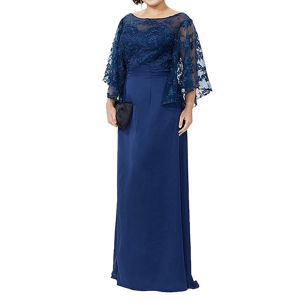 

Mother of The Bride Dresses Plus Size Evening Formal Gowns 2024 New Arrival Lace Long Floor Length Mother Dress