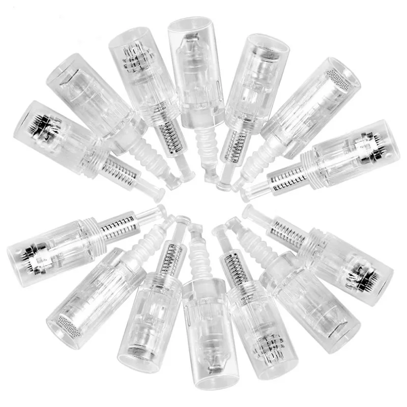 10/50pcs Dr. Imp Pen Needle Cartridges Bayonet 9/12/36/42 Pin Nano Needle MTS Dermapen Heads Tattoo Microneedle Accessories
