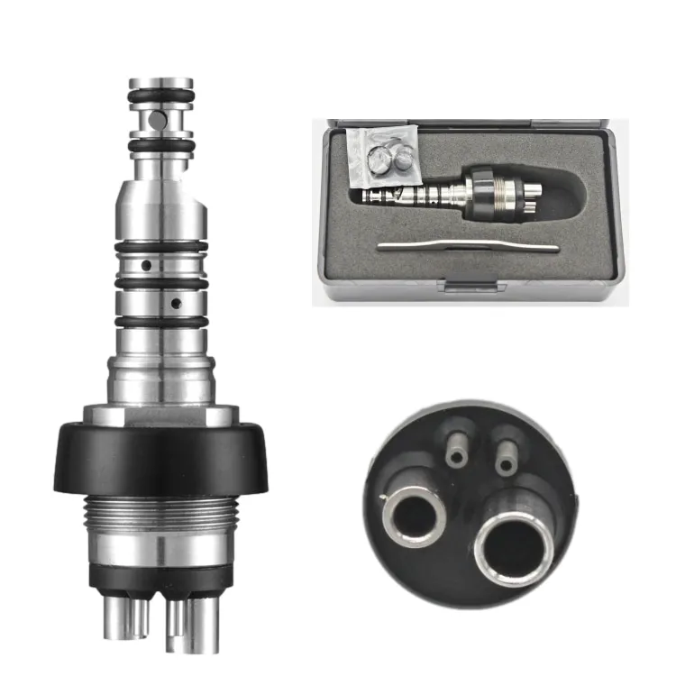 Professional 2/4/6 Hole Handpiece Coupling Compatible with Most Handpieces Fit in High Speed Dentisits Hand Tools