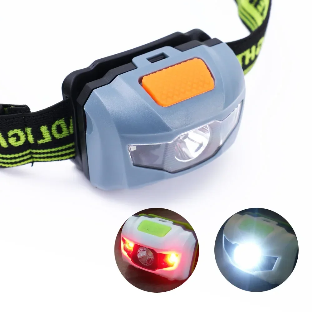 Powerful LED Headlamp 4 Lighting Modes AAA Battery Operated Head Torch Lamp Portable Outdoor Working Fishing Camping Head Light