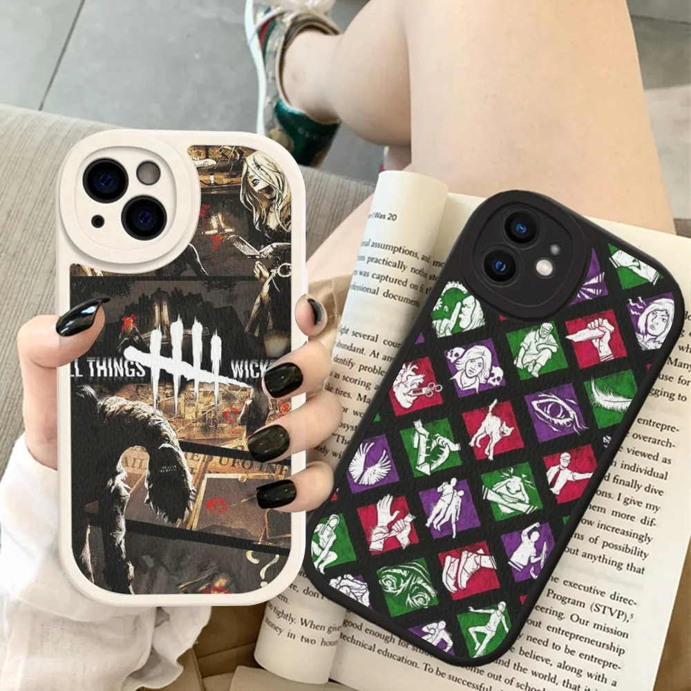 

D-Deads By Game D-DaylightS Phone Case Hard Leather For IPhone 16 15 14 13 12 Mini 11 14 Pro Max Xs X Xr 7 8 Plus Fundas