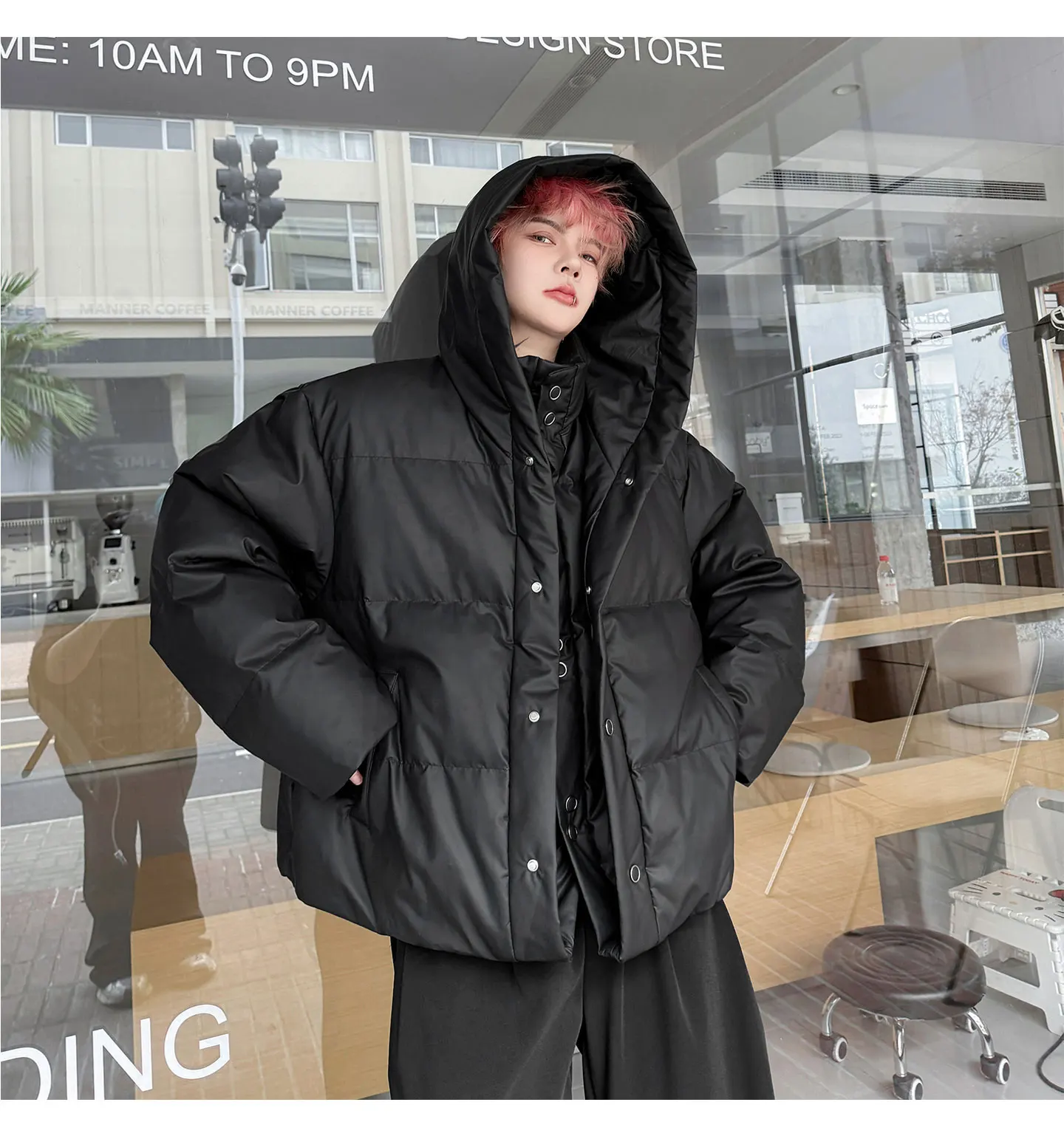 2025 Winter High-ranking Two Fake Items Hooded Padded For Man Small Crowd Multilayered Structure Design Keep Warm Coat