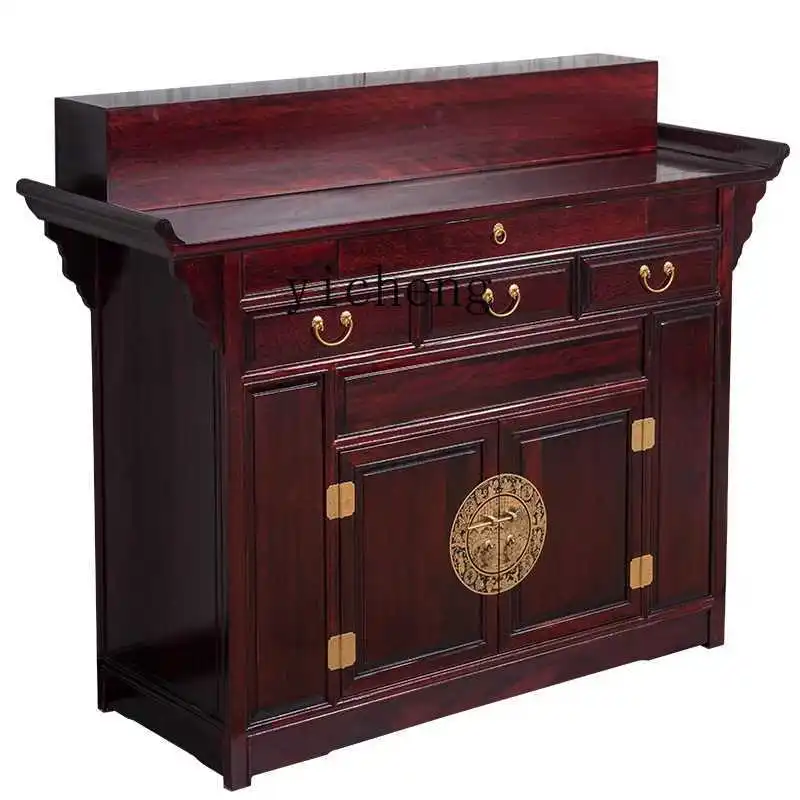 

ZC Chinese Gongtai Buddhist niche Fotai solid wood table for household use