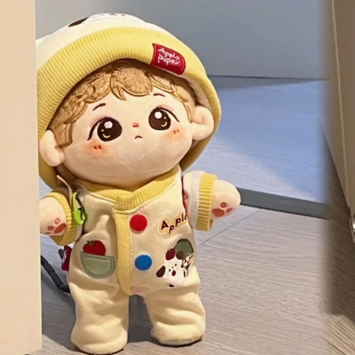 10cm Doll Clothes 20cm Doll Clothes Outfit  Doll Accessories Cultivate Jumpsuit Hat Backpack Clothes Set Gift Toys