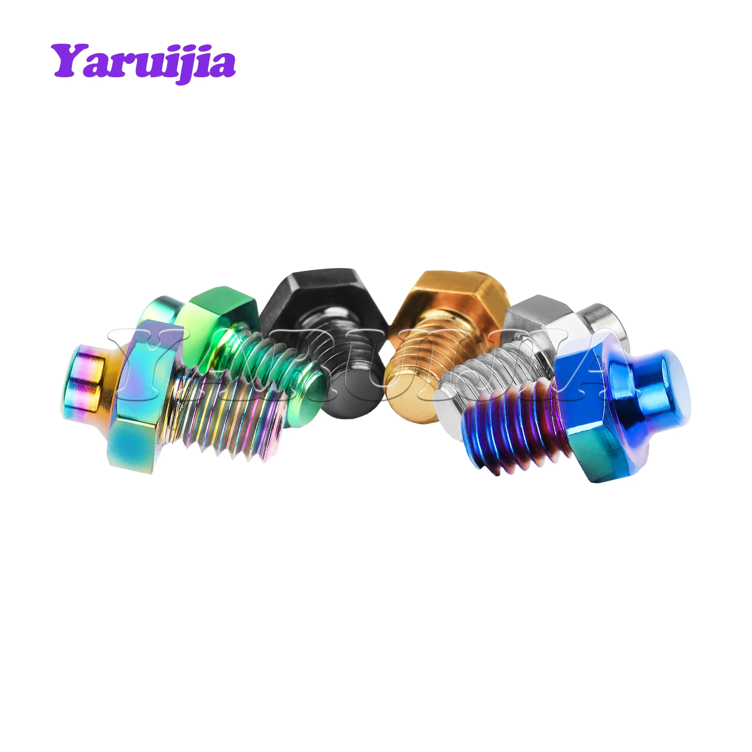 Титановый болт Yaruijia M4x5 мм, винты с шестигранной головкой для велосипедной педали, противоскользящие