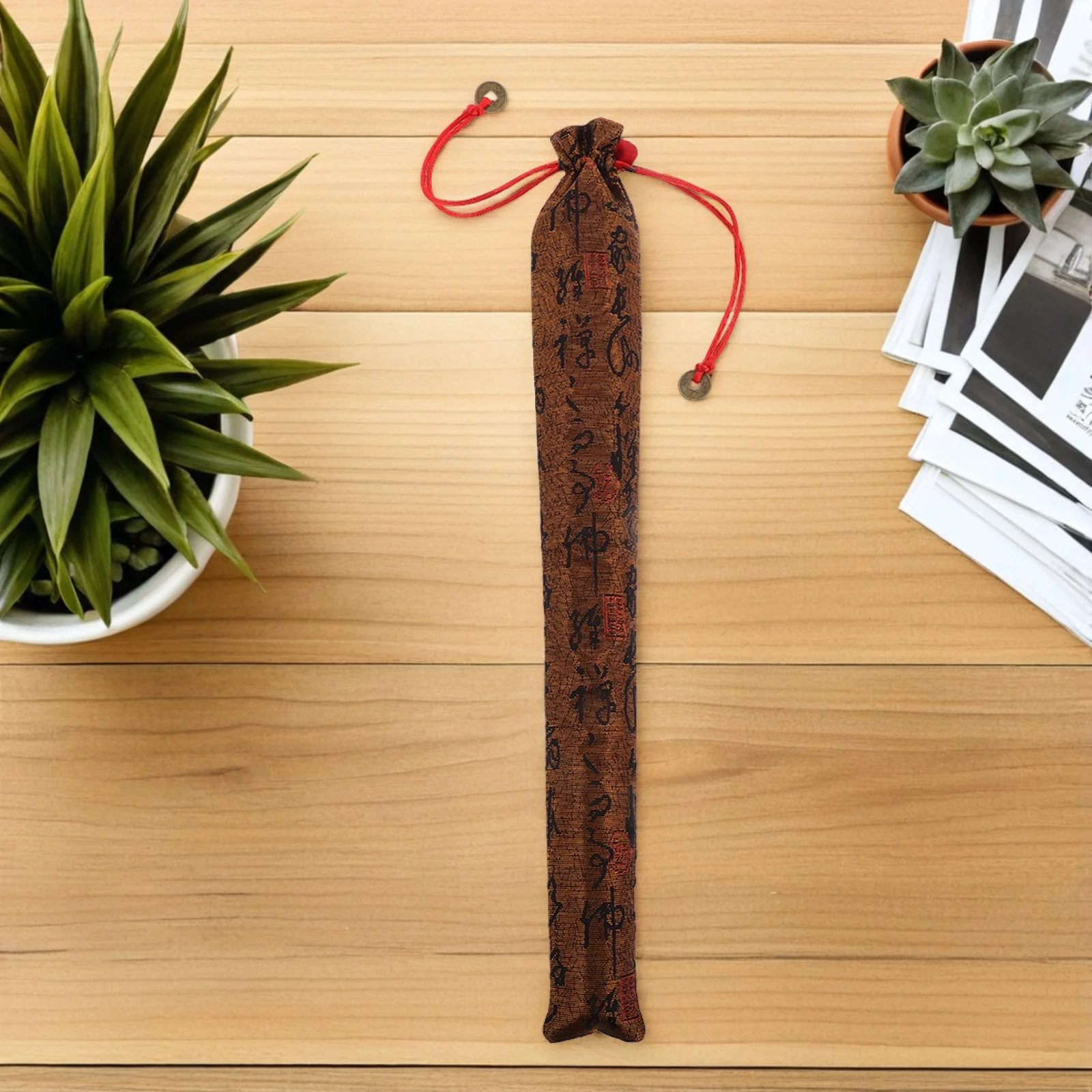 4Pcs Folding Fan Sleeve Pouch Fabric Protector Bags Decorative Soft Lined Organizer for Hand Fan Travel Party Daily Use