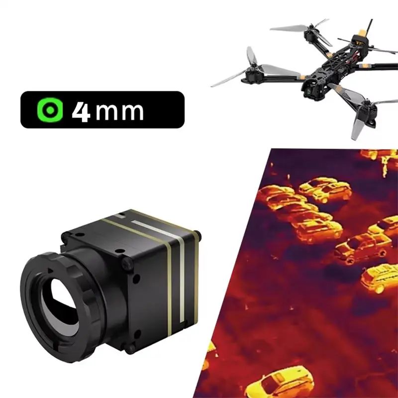 Infrared Thermal Imaging Module High-Definition Camera CVBS Interface 256X192 4MM For Drone Thermal Imager-Y41A