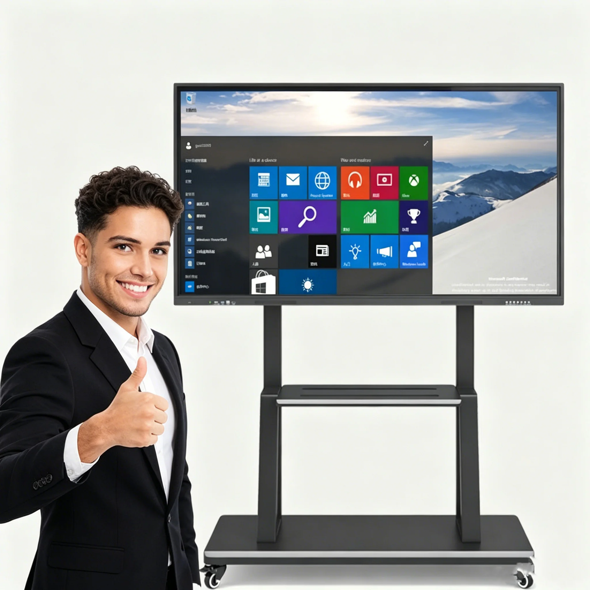 65/75/85/86/98/110 Inch Digital Interactive Whiteboard Lcd Display Educational Equipment With High Smart Board