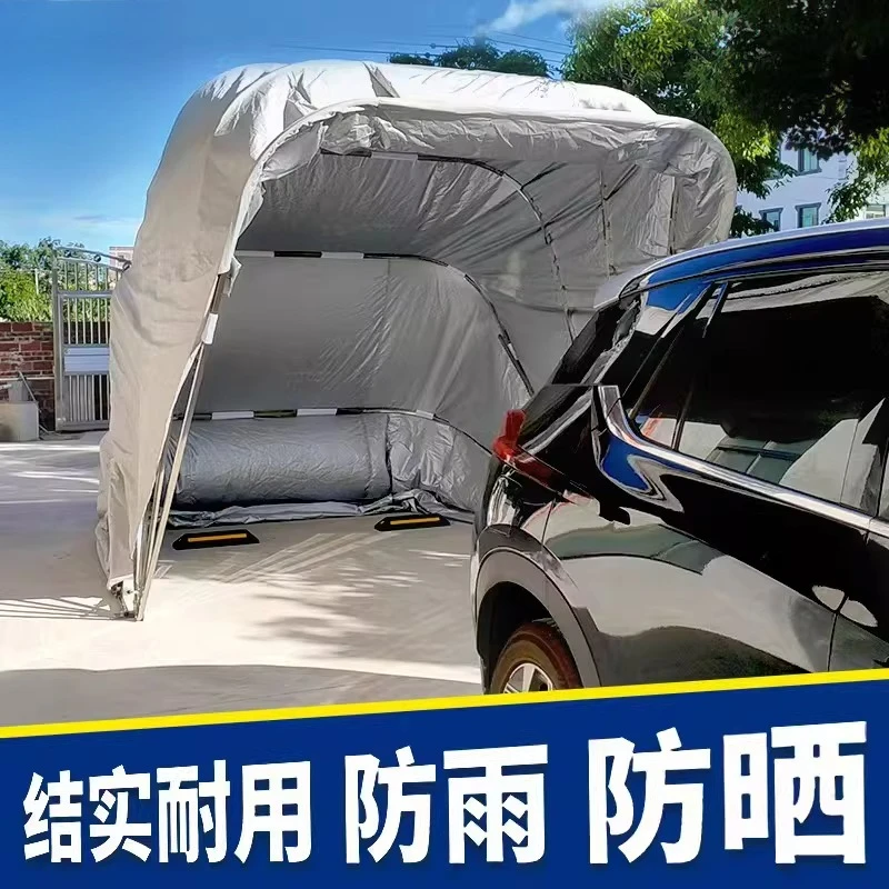 Rain and sun protection tarpaulin, car parking shed, awning