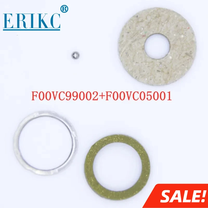 ERIKC F00VC99002 Steel Ball  Repair Kit F00VC05001 1.34mm 50 BAGS F00VC05008 F00VC05009 Cermaic Ball 1.50 1.34mm for BOSCH