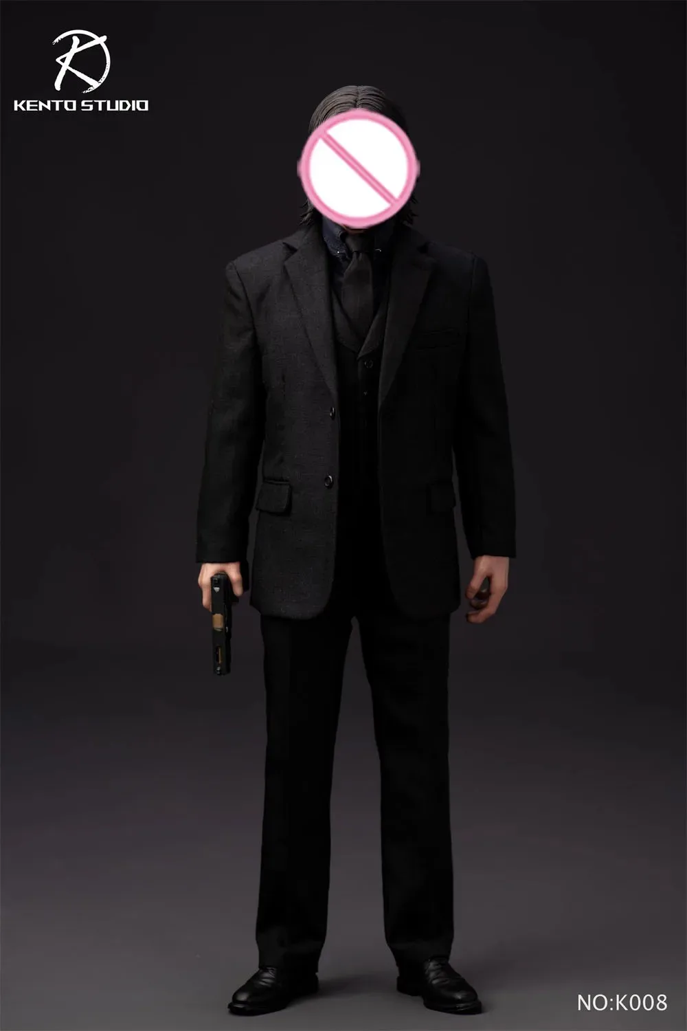 Kento Studio K008 K009 1/6, chaleco negro de soldado, conjunto de cuerpo, modelo de ropa, accesorios de juguete aptos para figura de acción de 12 ", disponible