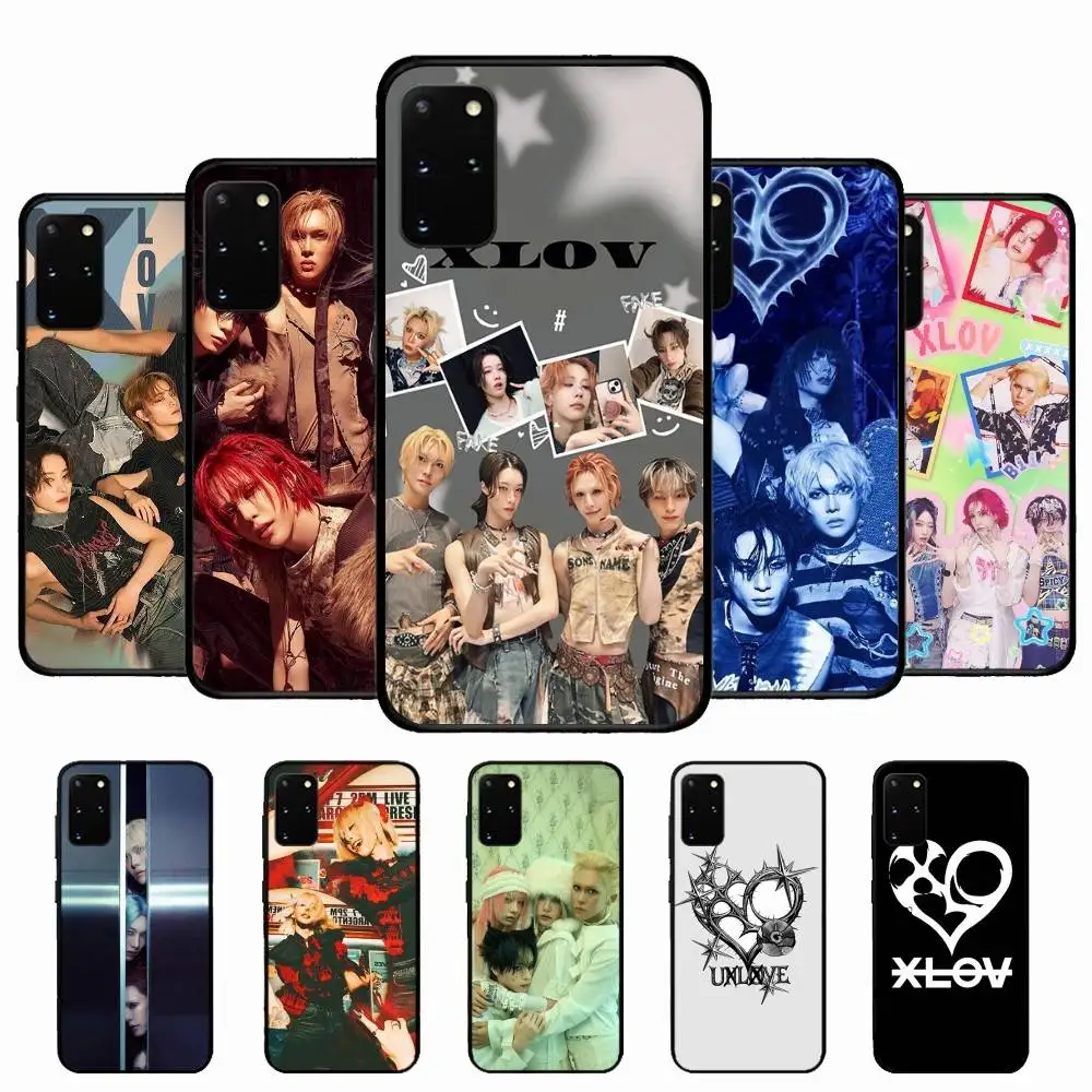 Kpop Group XLov Phone Case For Samsung S 24 Fe 25 Ultra Plus 20 Lite 21 30 22 23 24 22 Ultra 5G Fundas