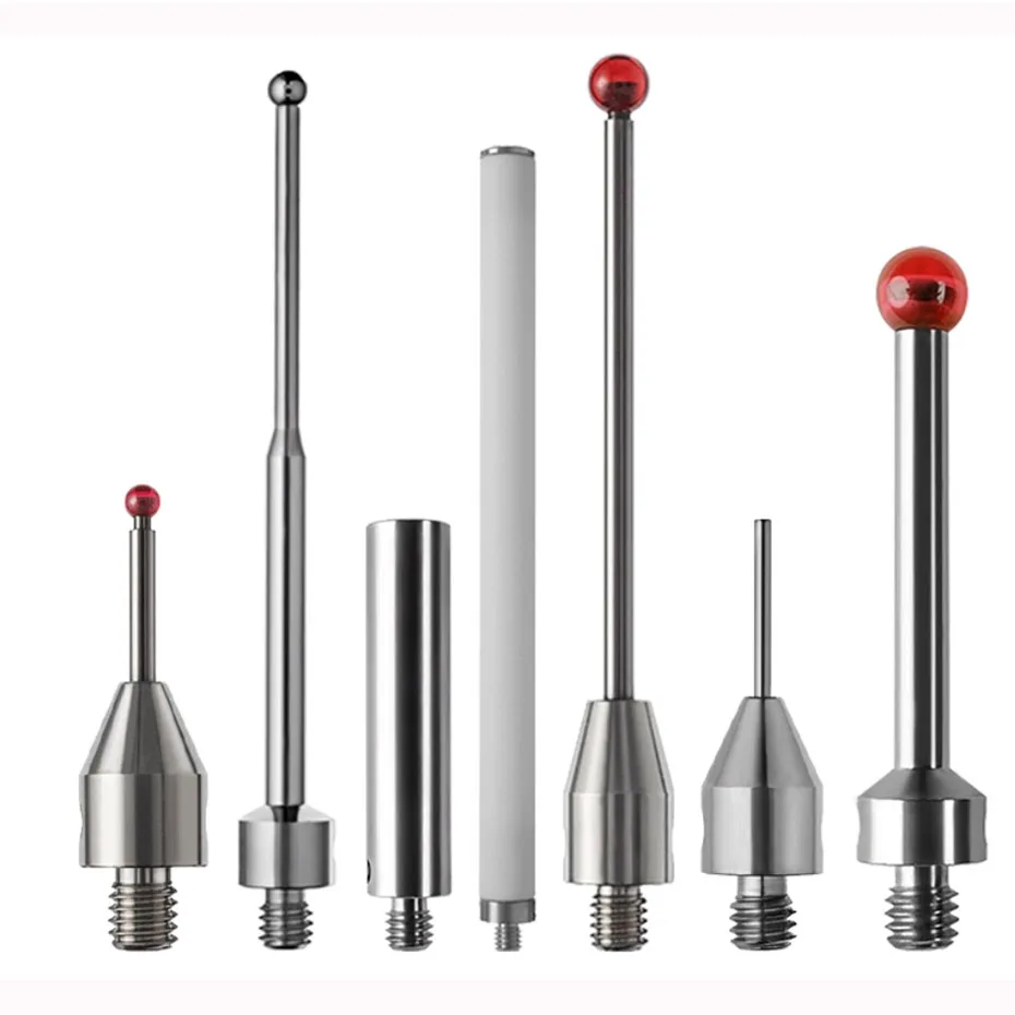 Renishaw Ruby Probe Three Coordinate M4 Steel Ball Probe Machine Tool Test Needle Flat Measuring Needle image 3