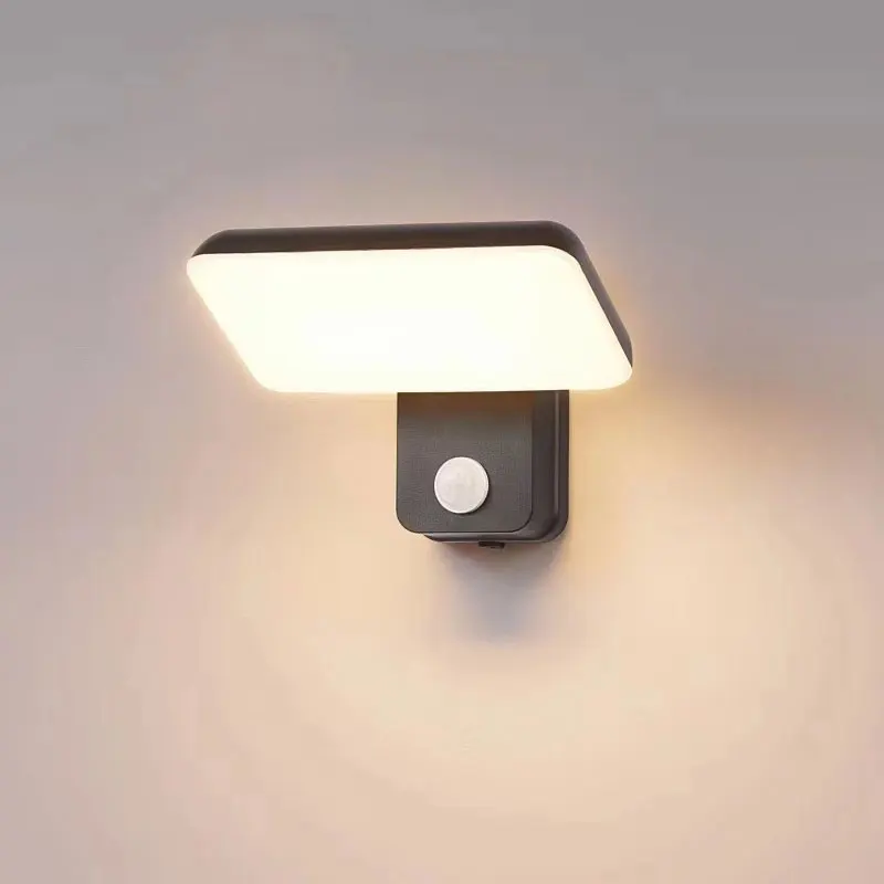 

Outdoor Waterproof Wall Lamp, Rotating Adjustable Luminous Human Body Induction Lamp, Modern Balcony Door Head Wall Lamp