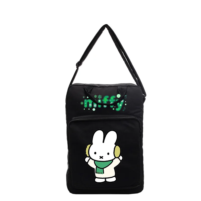 Kawaii ميفي أرنب الكرتون حقيبة كمبيوتر محمول في الهواء الطلق الكتف اللوحي حقيبة التخزين العمل التنقل حقيبة كروسبودي #3