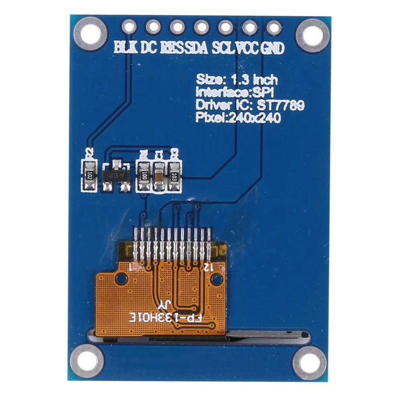 Top Deals 2X 1.3 Inch Ips Hd Tft St7789 Drive Ic 240 X 240 Spi Communication 3.3V Voltage Spi Interface Full Color Tft Lcd Displ