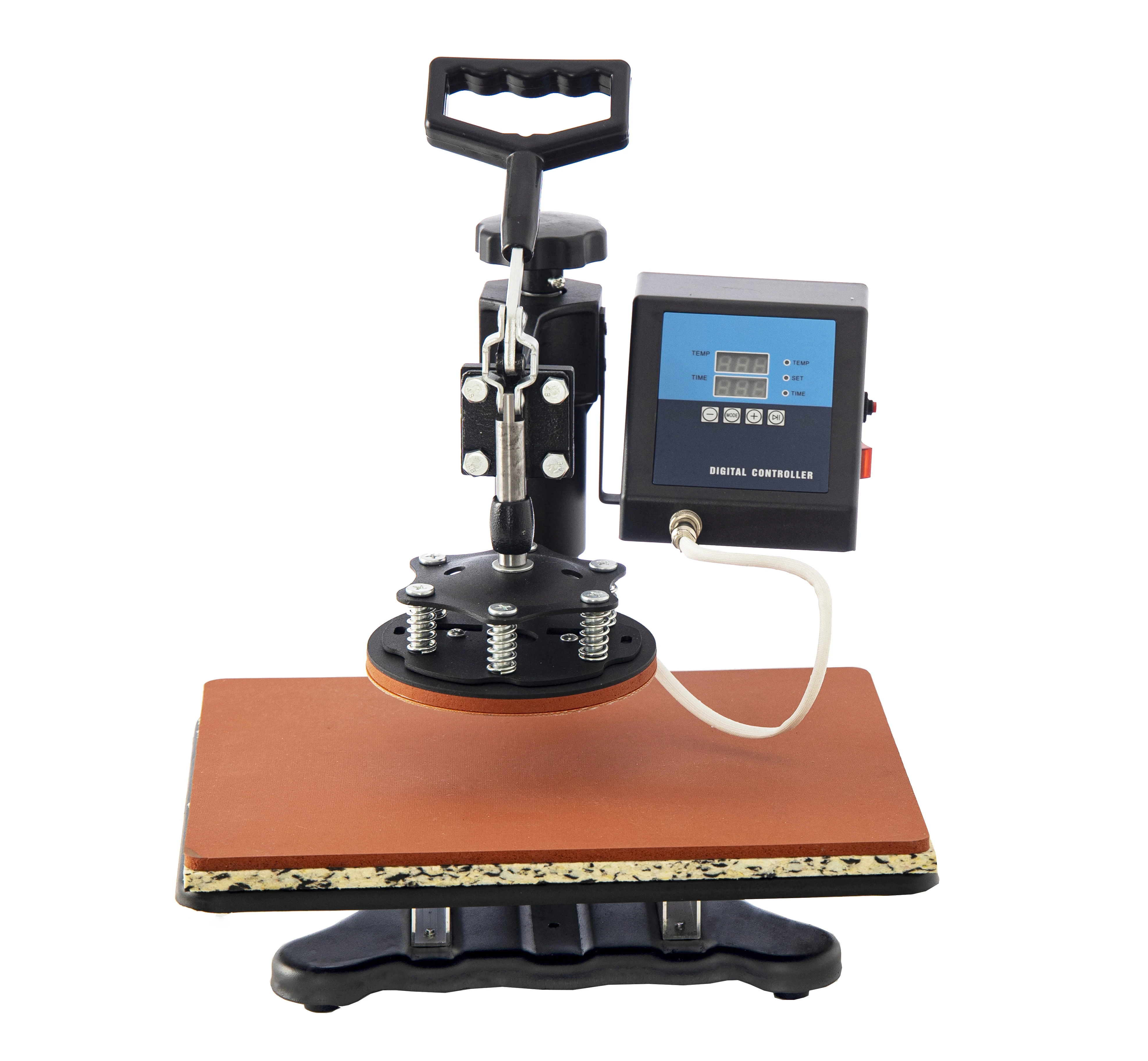 Cheap 30*38CM 8 in 1 Combo Heat Press Machine Sublimation Printer 2D Heat Transfer Machine for Cap Mug Plate Tshirts CE Approved
