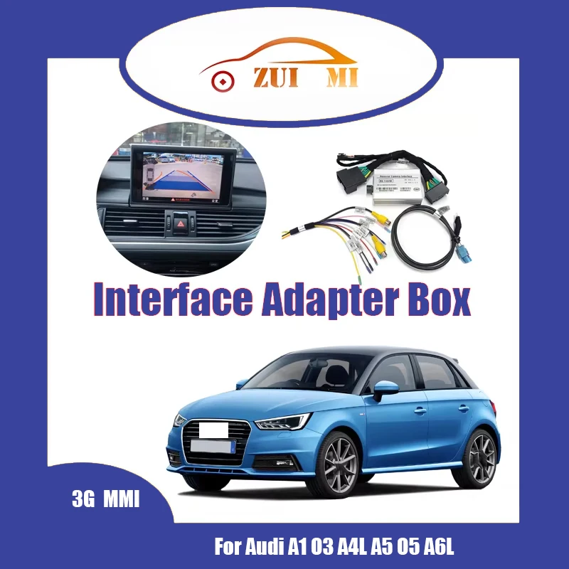 Car Interface Adapter Decoder For Audi A1 Q3 A4L A5 Q5 A6L A7 Q7 A8L 3G MMI Reversing Decoder 360 Decodes Thickening &Upgrading