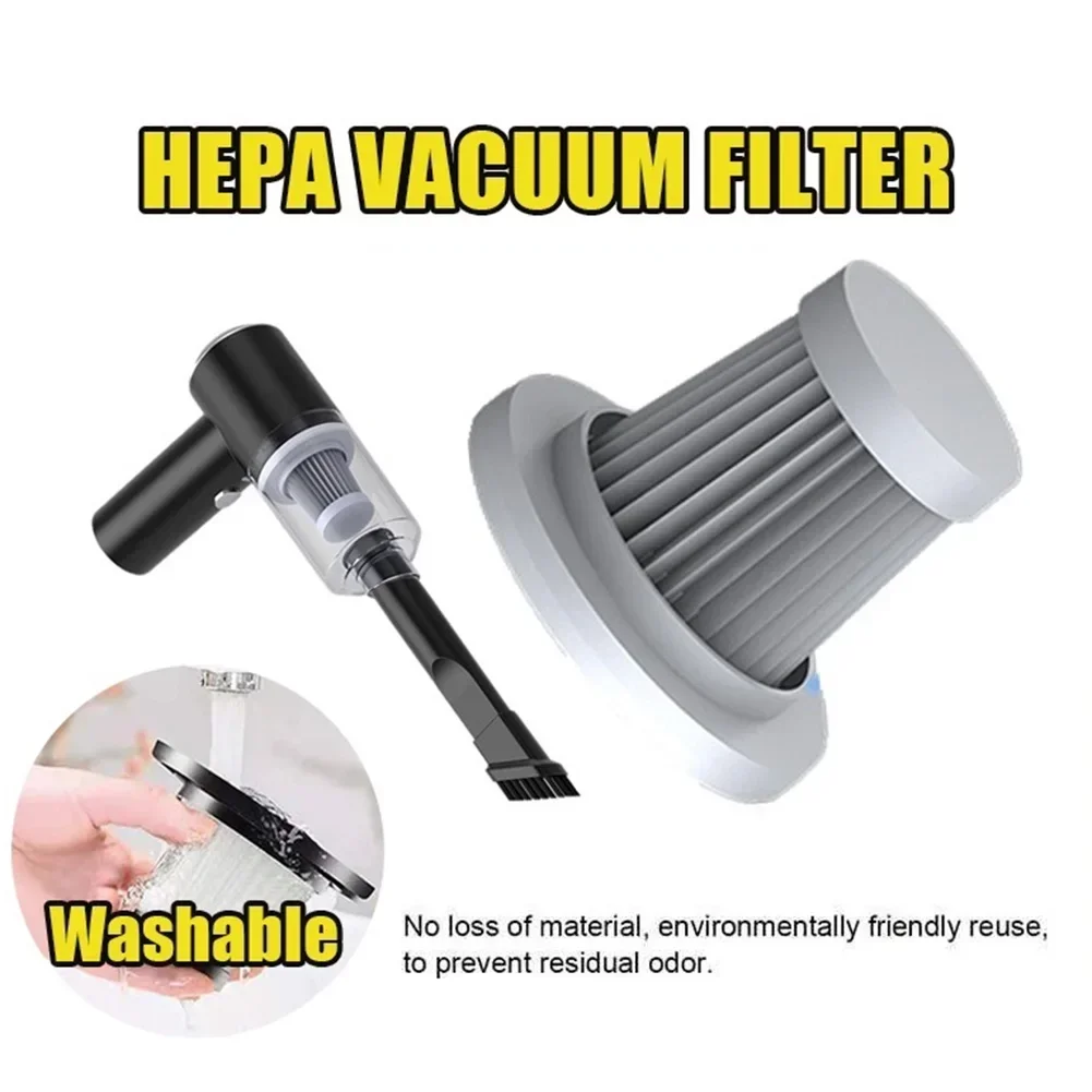 

1/3pcs Element Dust Filter For Mini Wireless Vacuum Cleaner Washable Reusable Household Supplies Cleaning Tool Spare Parts