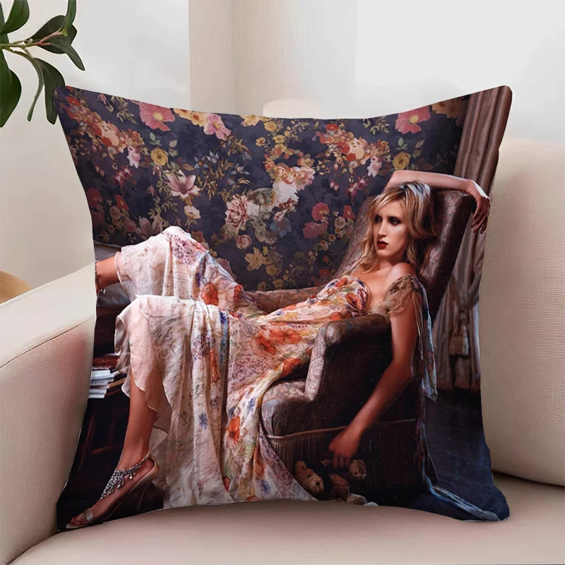 M-Mary Fanning Fan Gifts Bed Pillowcases Cushion Covers for Decorative Cushions Cushion Cover 50x50 Aesthetic Room Decoration