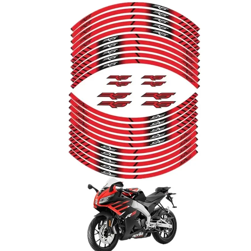 For APRILIA RS RS125 Motorbike Parts Contour Wheel Decoration Decal Sticker - 3