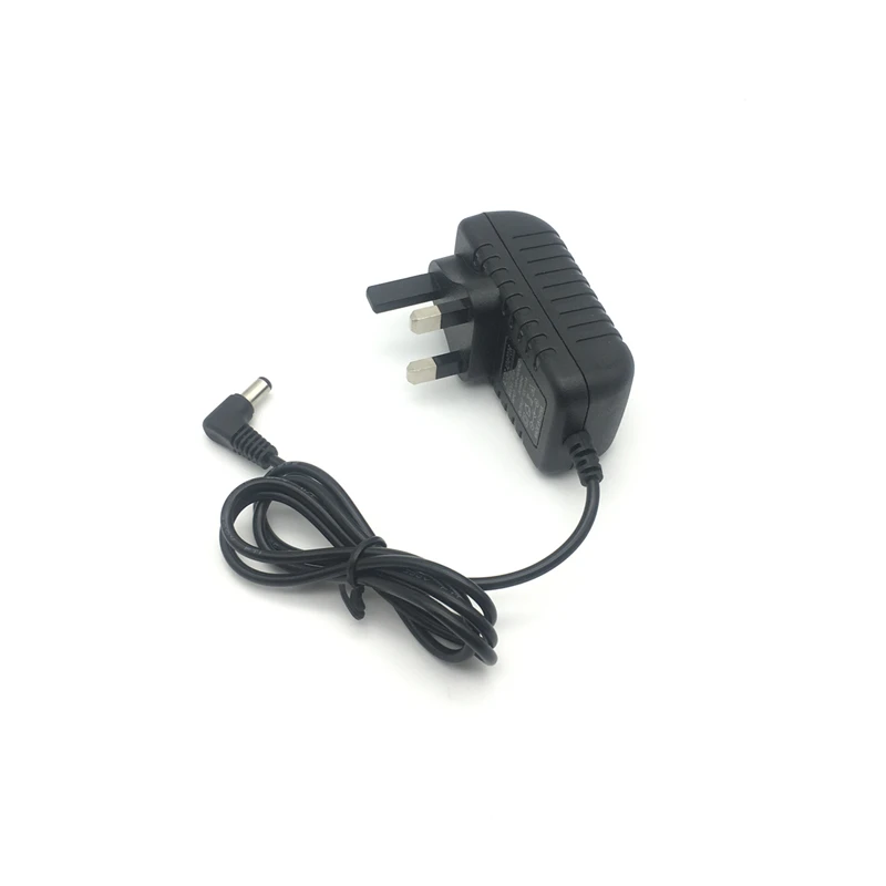 Round Hole 90 Degree Elbow British Standard 3V 5V 6V 9V 12V 15V 18V 24V 1A 1.5A 2A Transformer Power Adapter