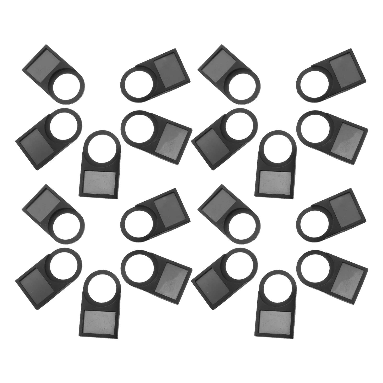 50pcs Switch Label Boards Plastic Indicator Sign For Electronics Machinery Instruments Compact Durable Push Button Display Board