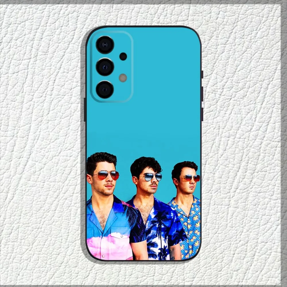 J-Jonas Brothers Phone Case For Samsung Galaxy A13,A21s,A22,A31,A32,A52,A53,A71,A80,A91 Soft Black Shell