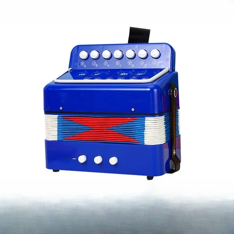 

17 Keys 8 Bass Children's Accordion Adult Beginner Early Education Puzzle Mini Toy