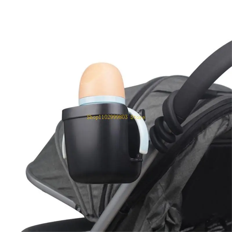 

2 в 1 BuggyPushchair подстаканник регулируемый органайзер для бутылок для коляски инвалидной коляски ходунки держатель для J0MF