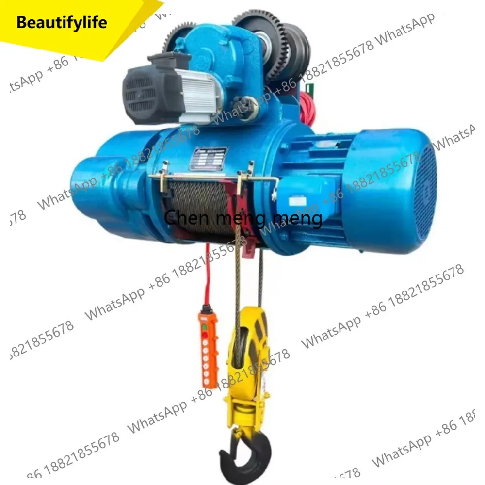 A55 Electric Wire Rope Hoist Lifting Equipment for Overhead Crane Hoist 1t Lifting Height 6m with 380V Wide Use CD Electric Hois